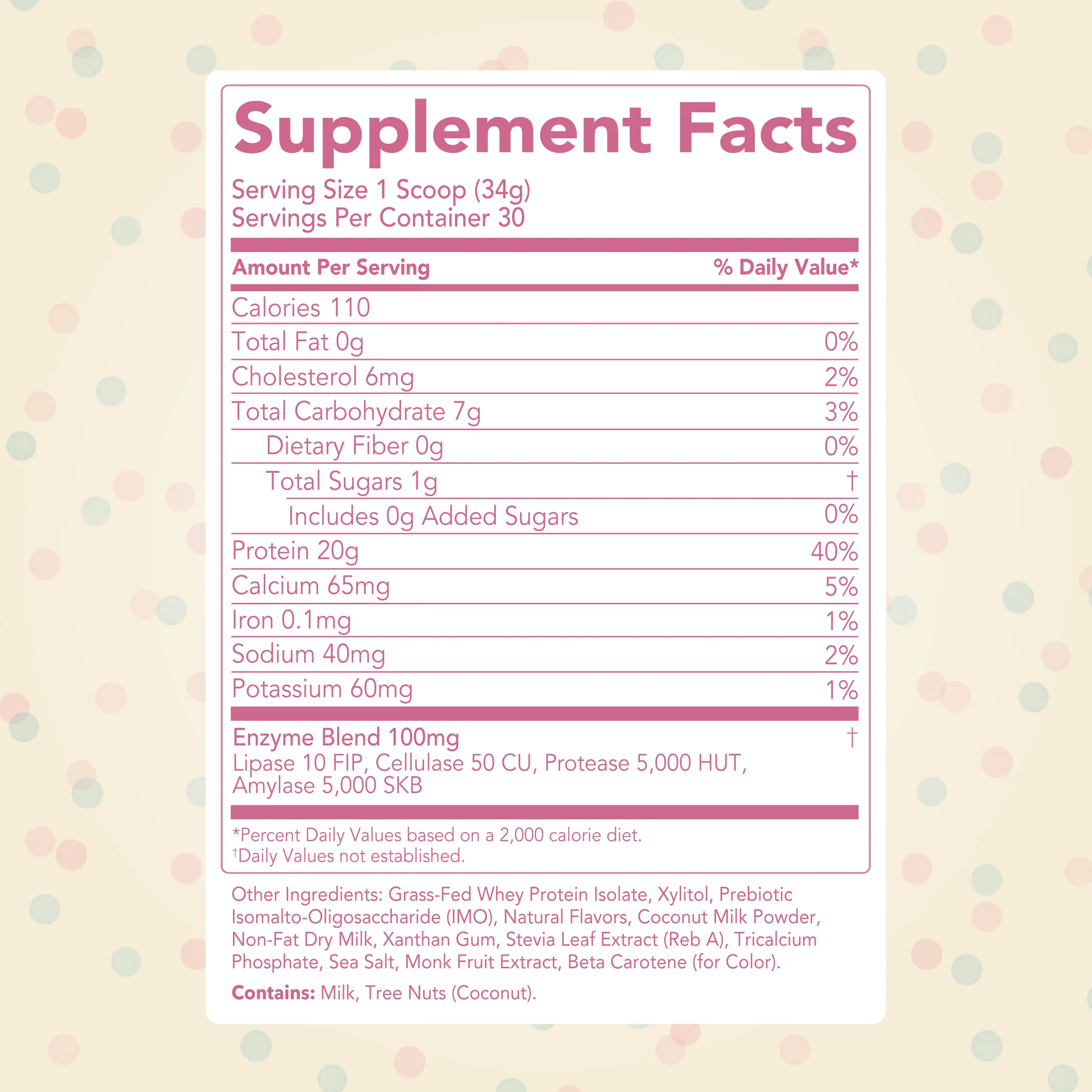 Protein Powder: Cake Batter (30 Serving Bag) - Image 5