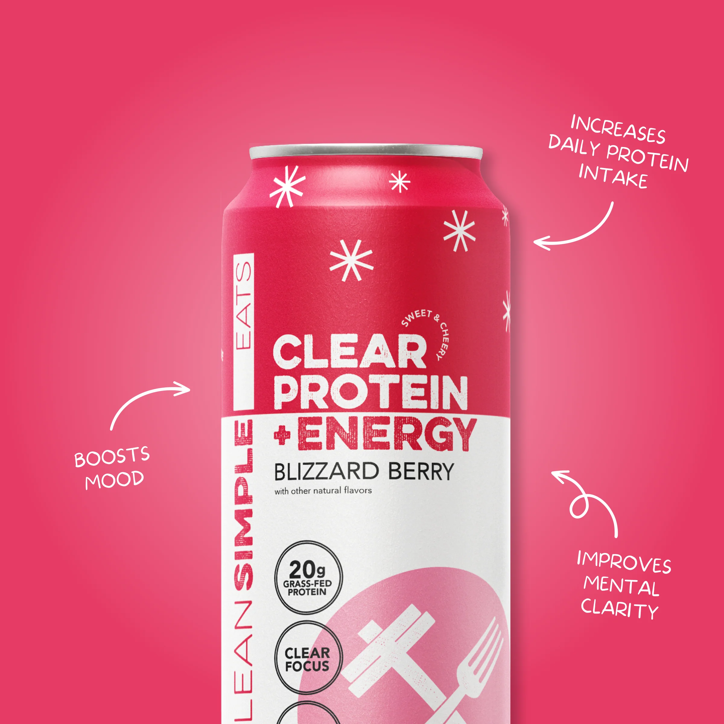 Clear Protein + Energy: Blizzard Berry (12 Pack) - Image 5