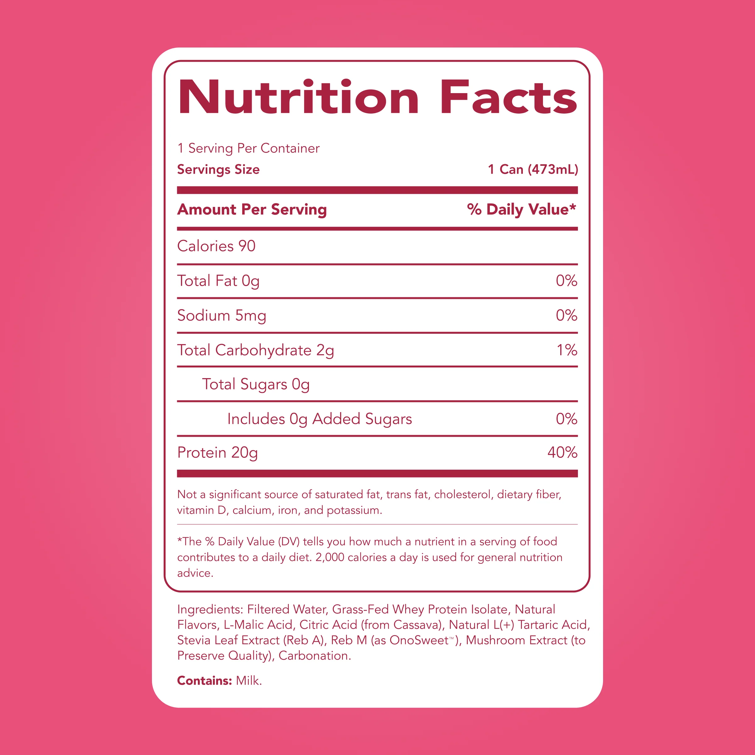 Clear Protein Soda: Cherry Lime (16oz | 12 Pack) - Image 5