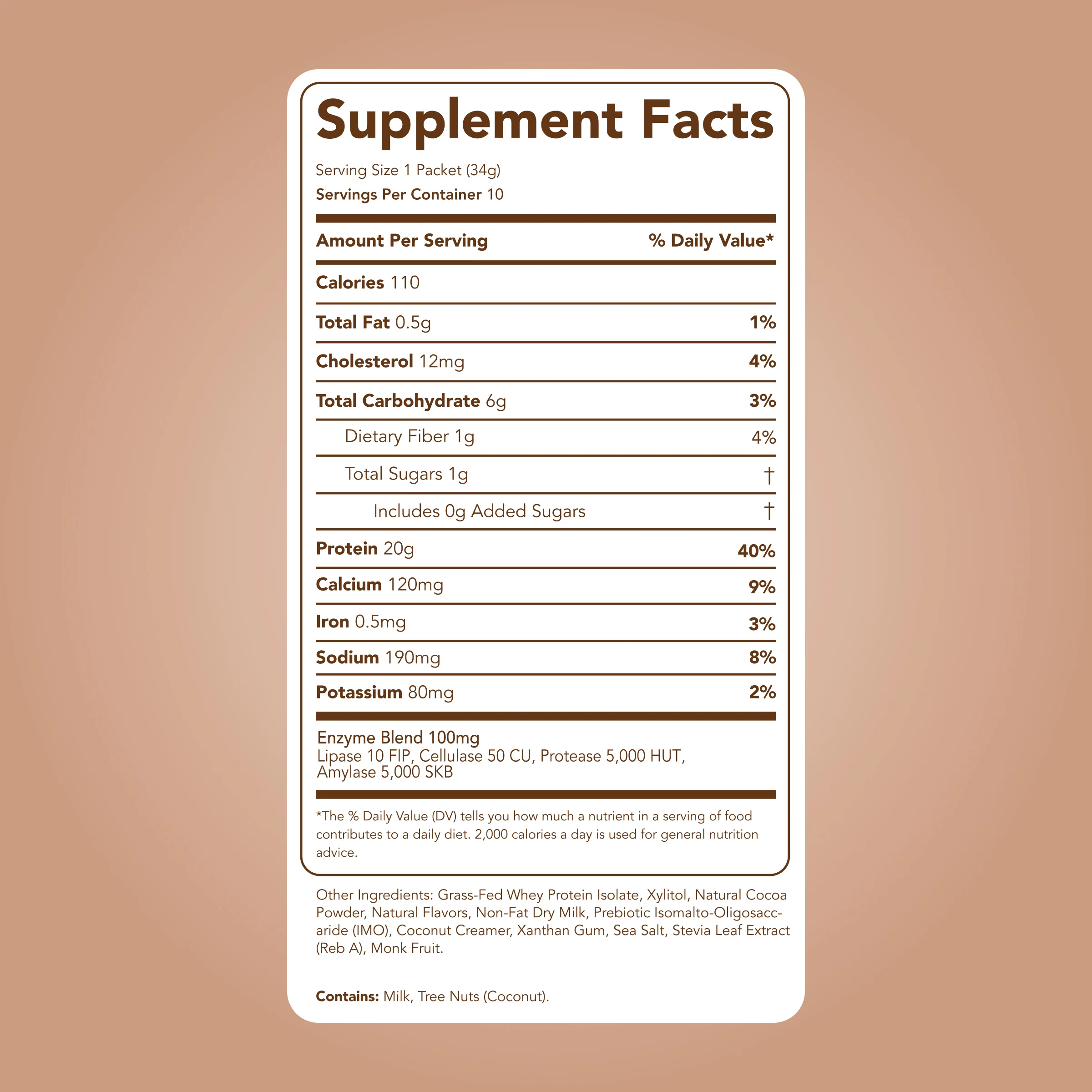 Protein Powder: Brownie Batter (10 Single Serving Stick Packs) - Image 5