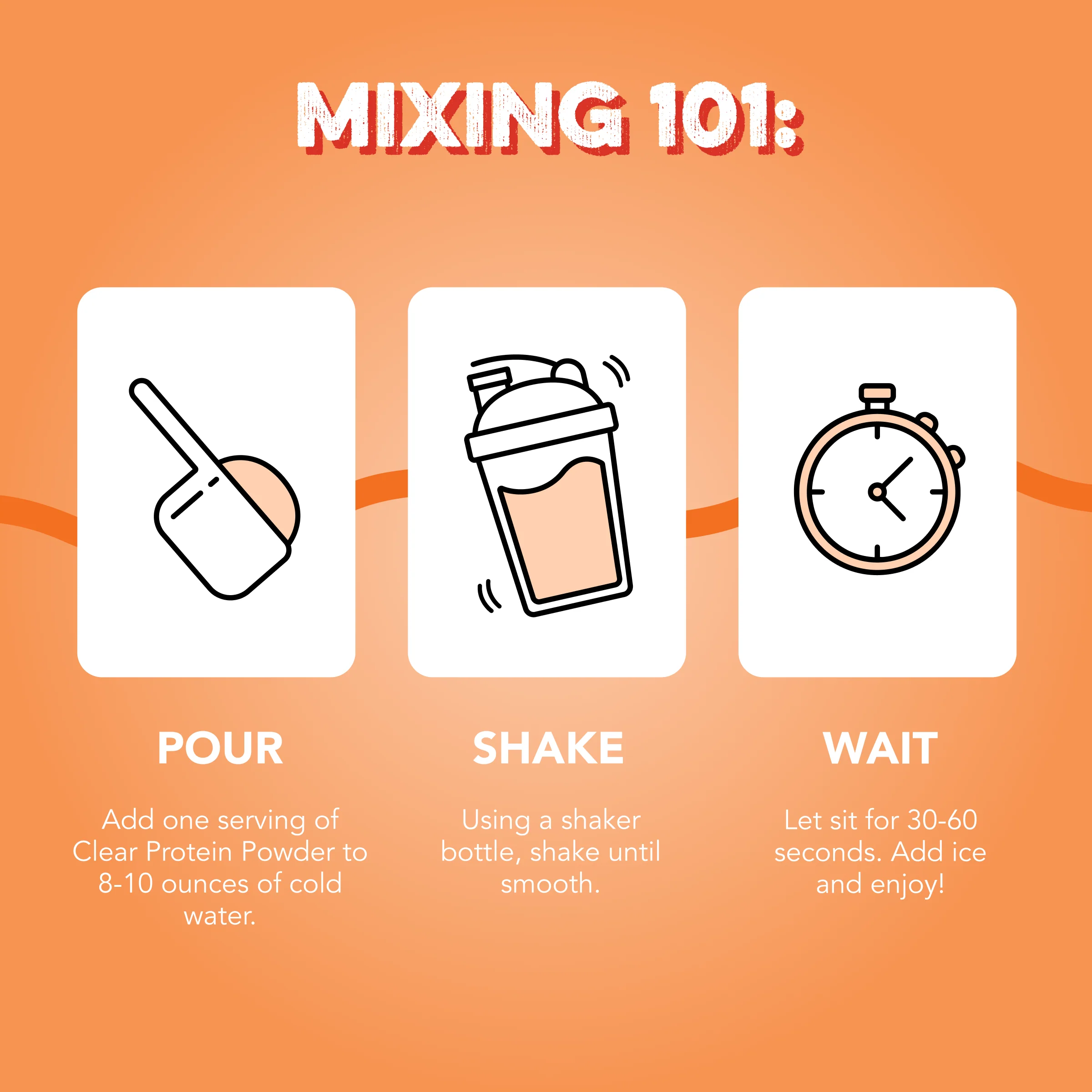 Clear Protein Powder: Orange Dream (20 Serving) - Image 5