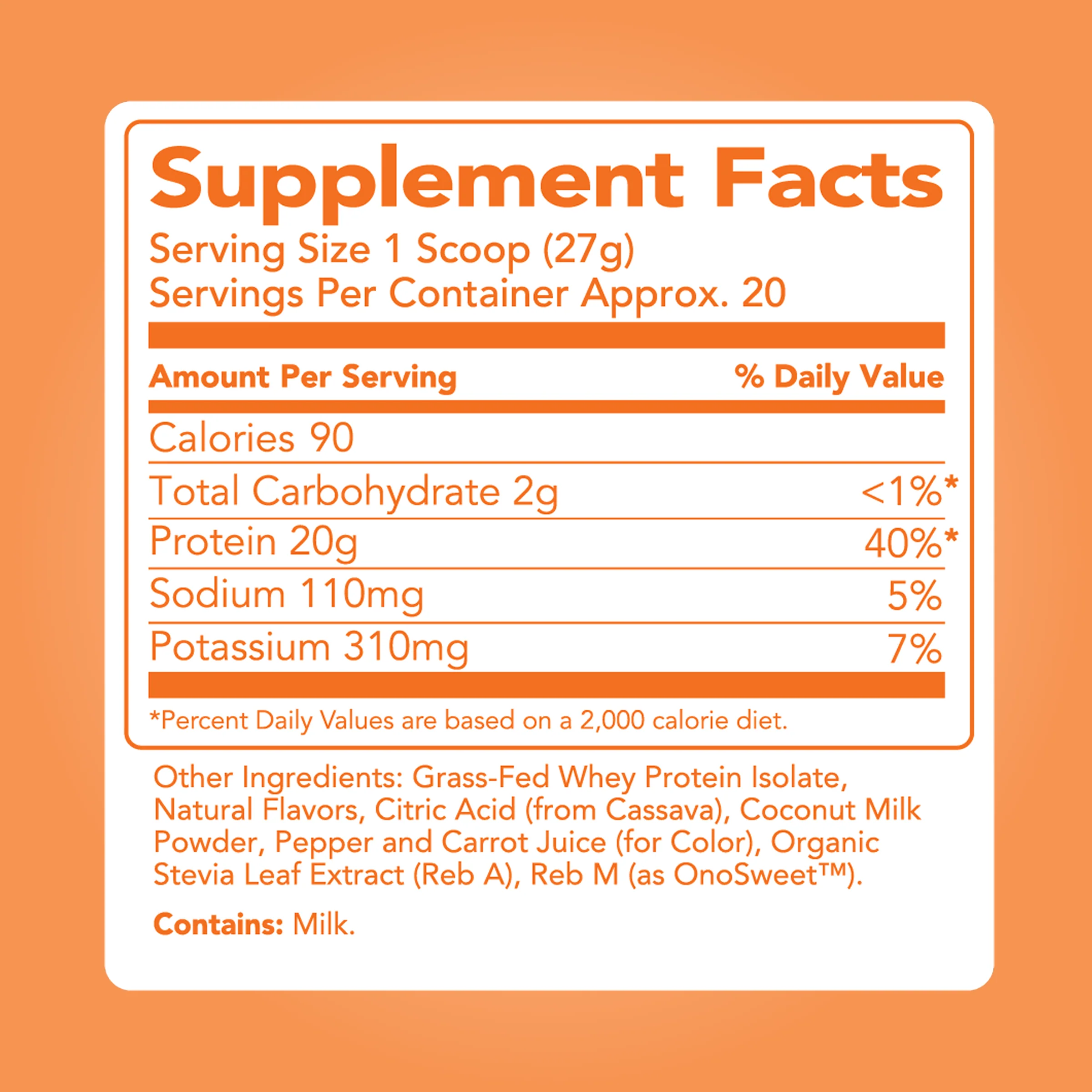 Clear Protein Powder: Orange Dream (20 Serving) - Image 6