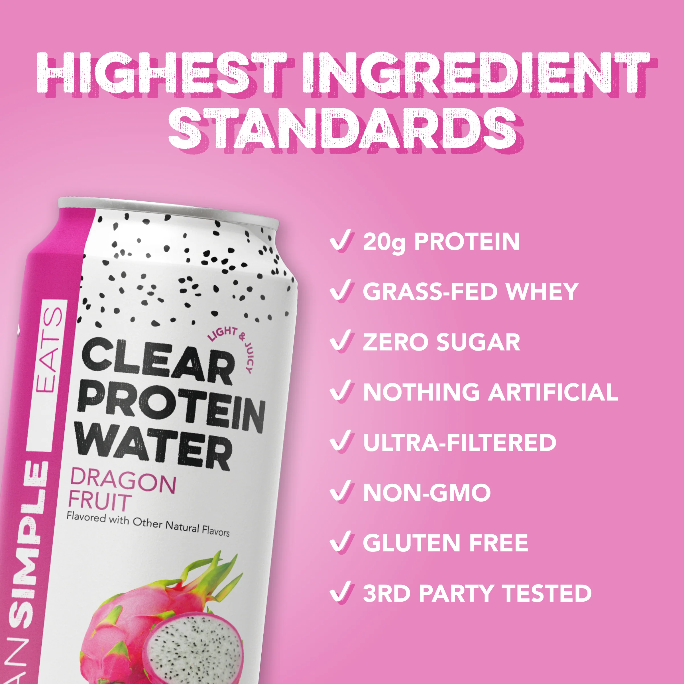 Clear Protein Water: Variety (8 Pack) - Image 3