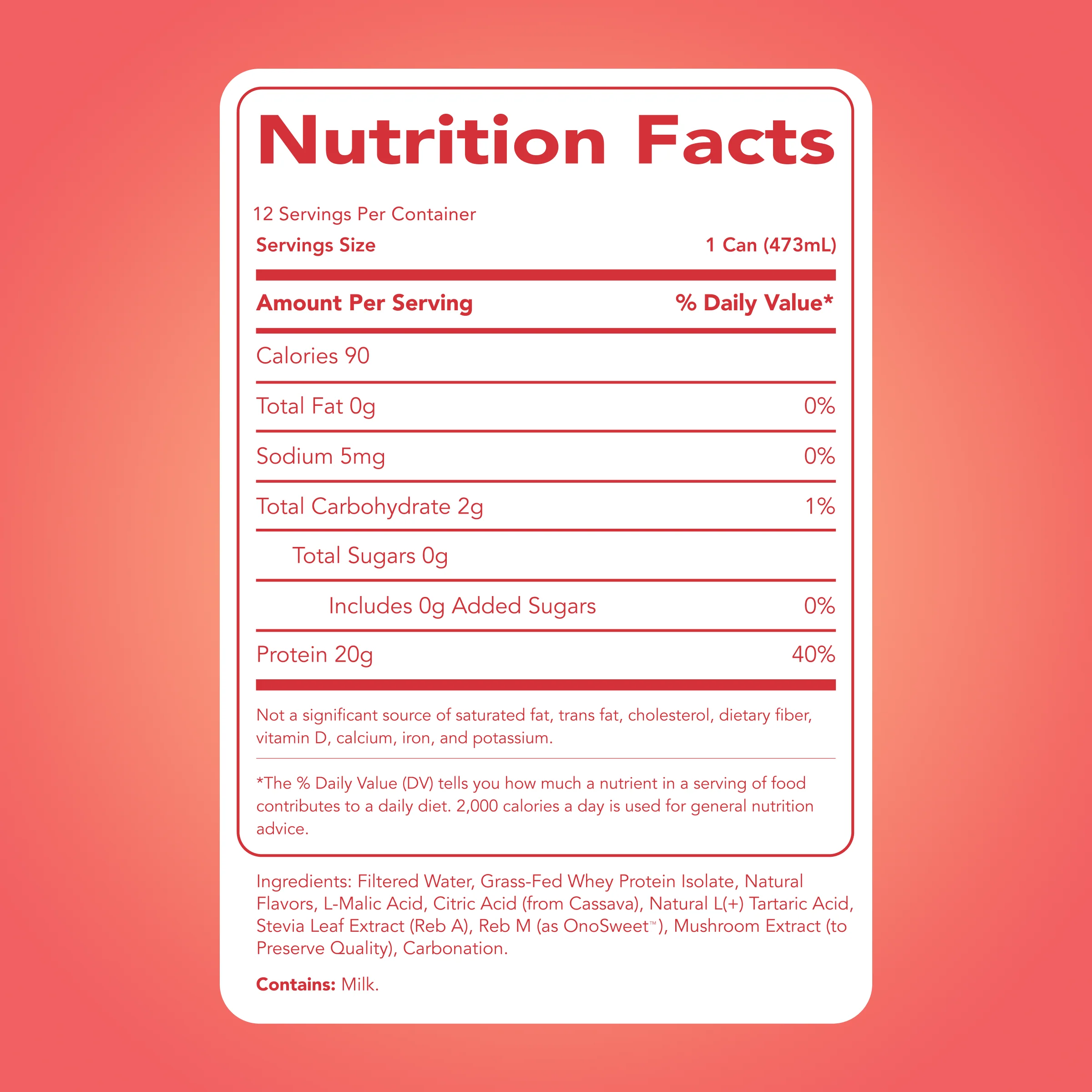 Clear Protein Water: Peach Mango Creme (12 Pack) - Image 5