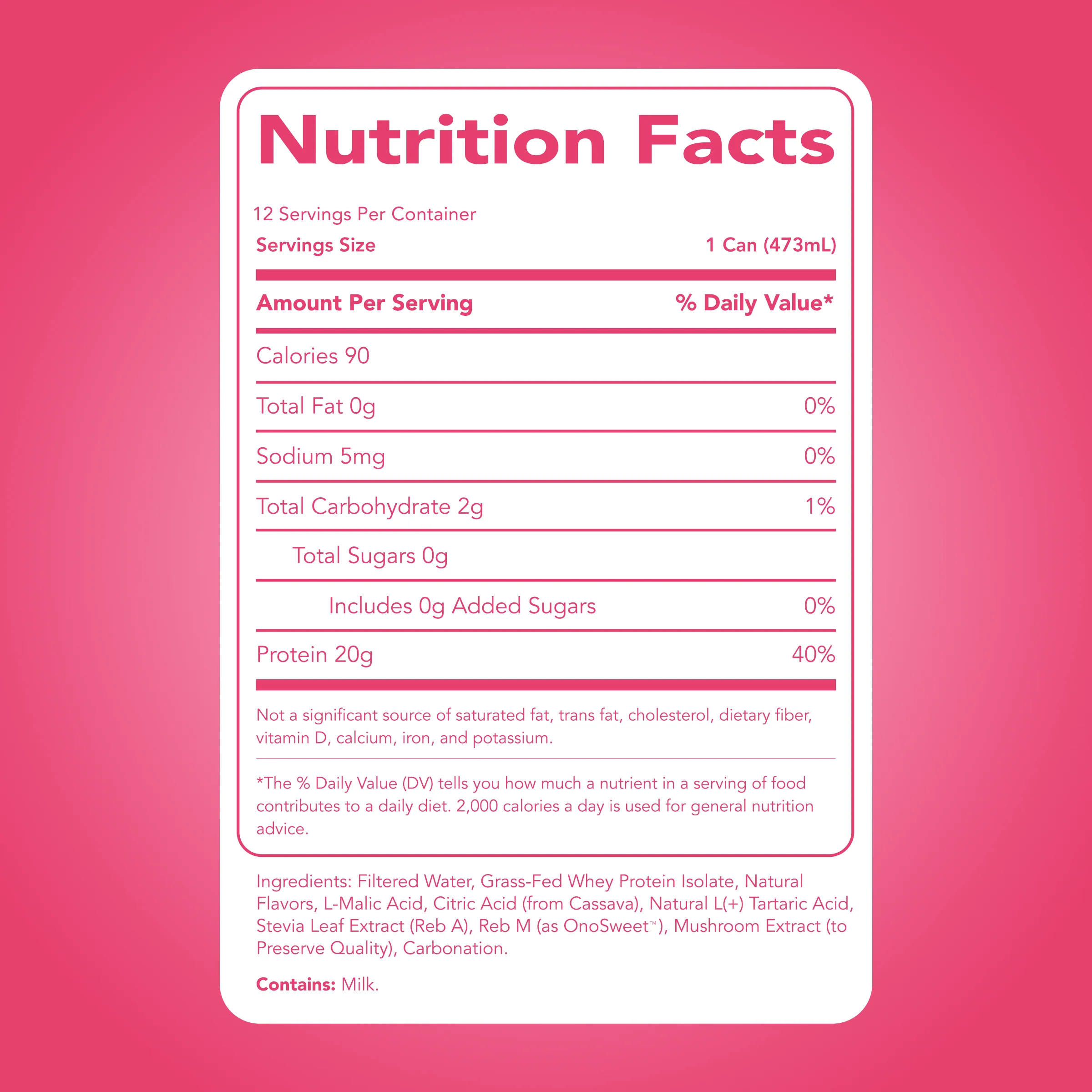 Clear Protein Water: Raspberries & Cream (12 Pack) - Image 5