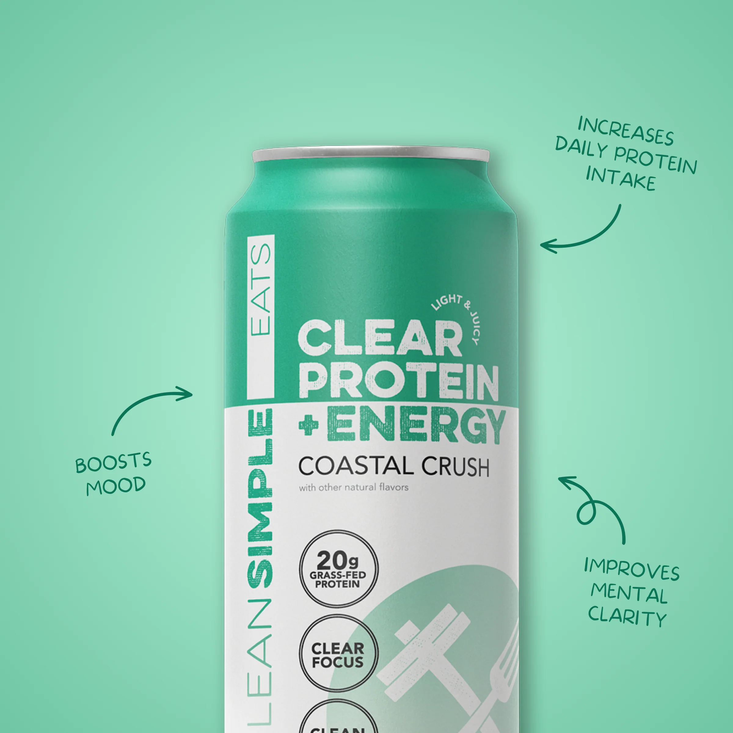 Clear Protein + Energy: Coastal Crush (12 Pack) - Image 5