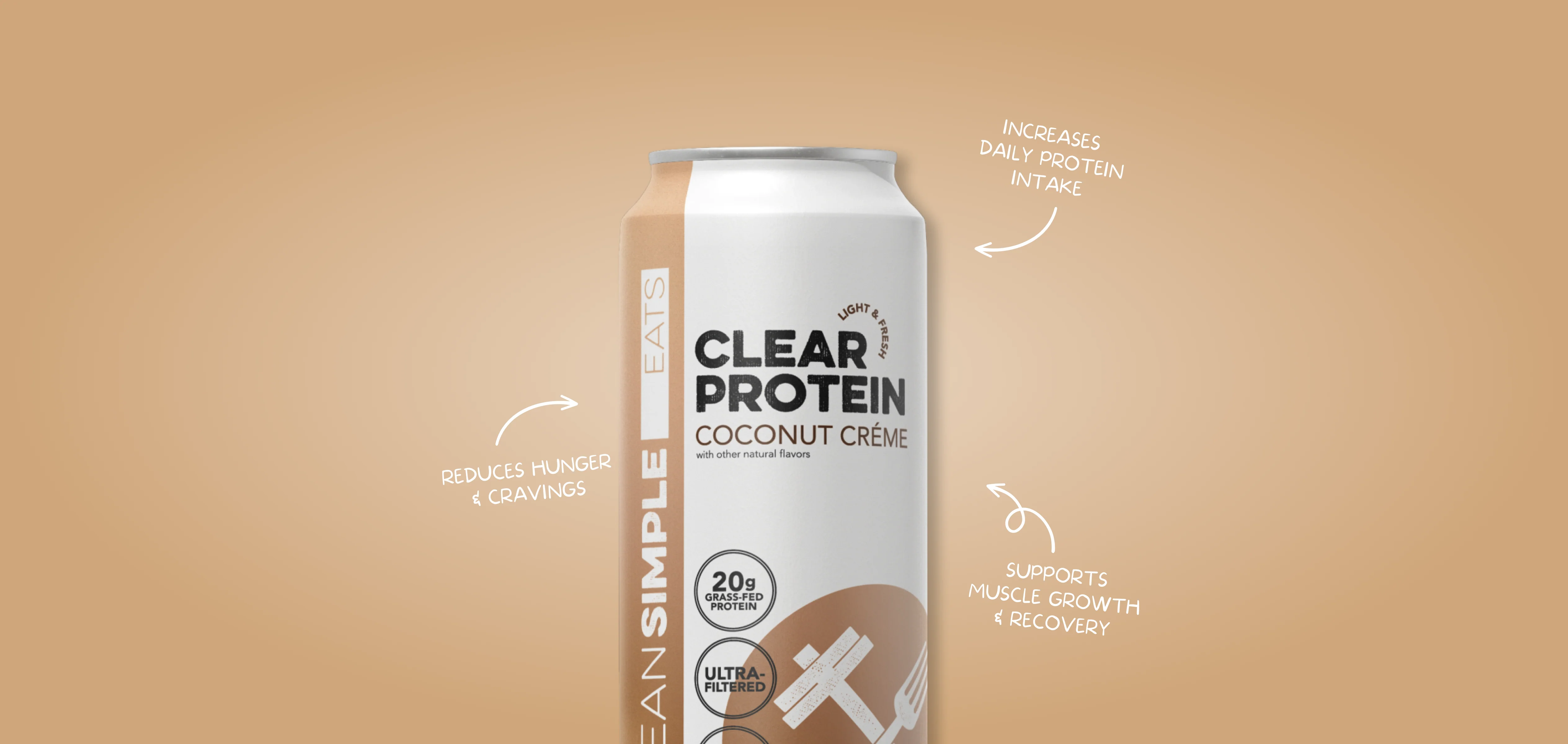 Clear Protein Water: Coconut Créme (12 Pack) - Image 6
