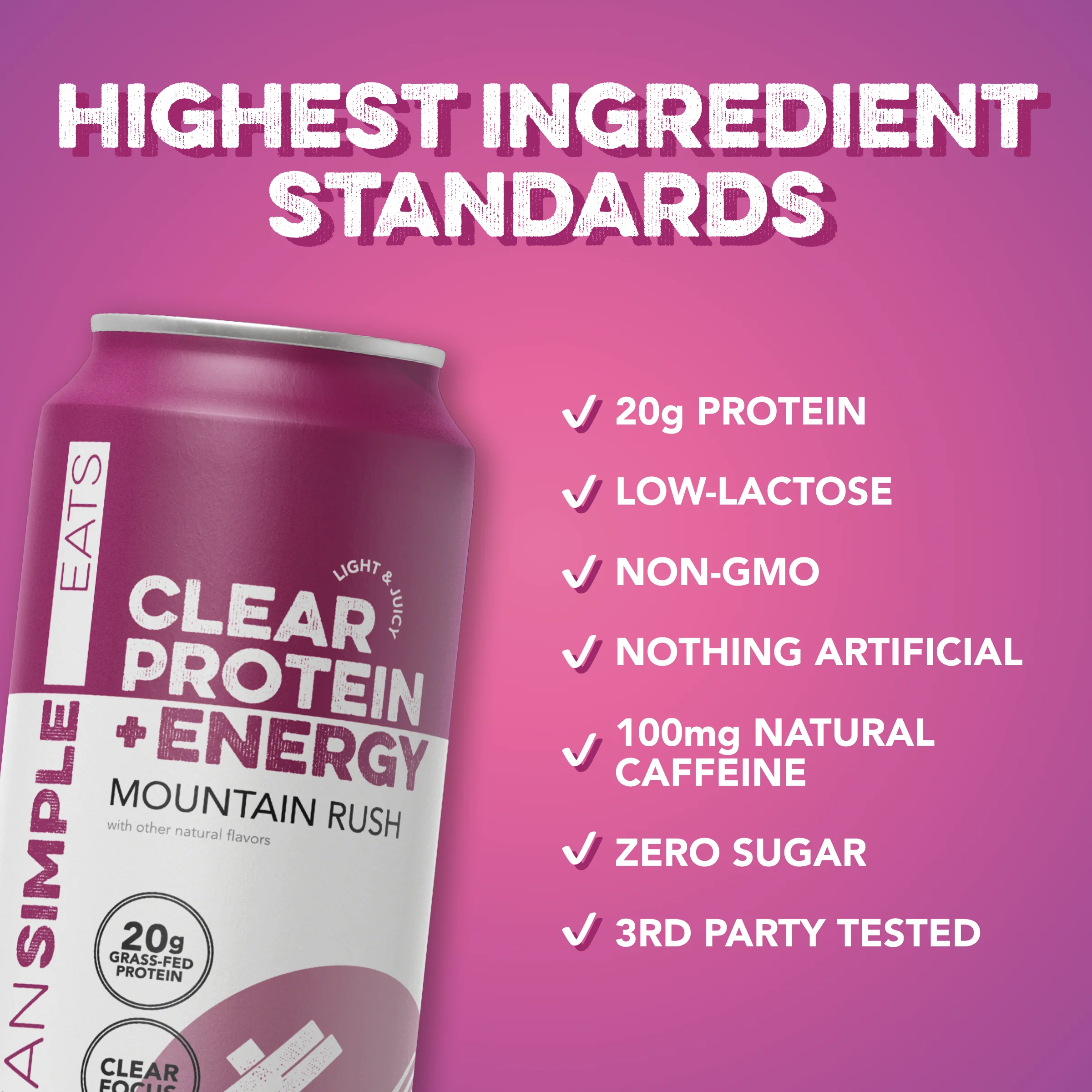 Clear Protein + Energy: Mountain Rush (12 Pack) - Image 3