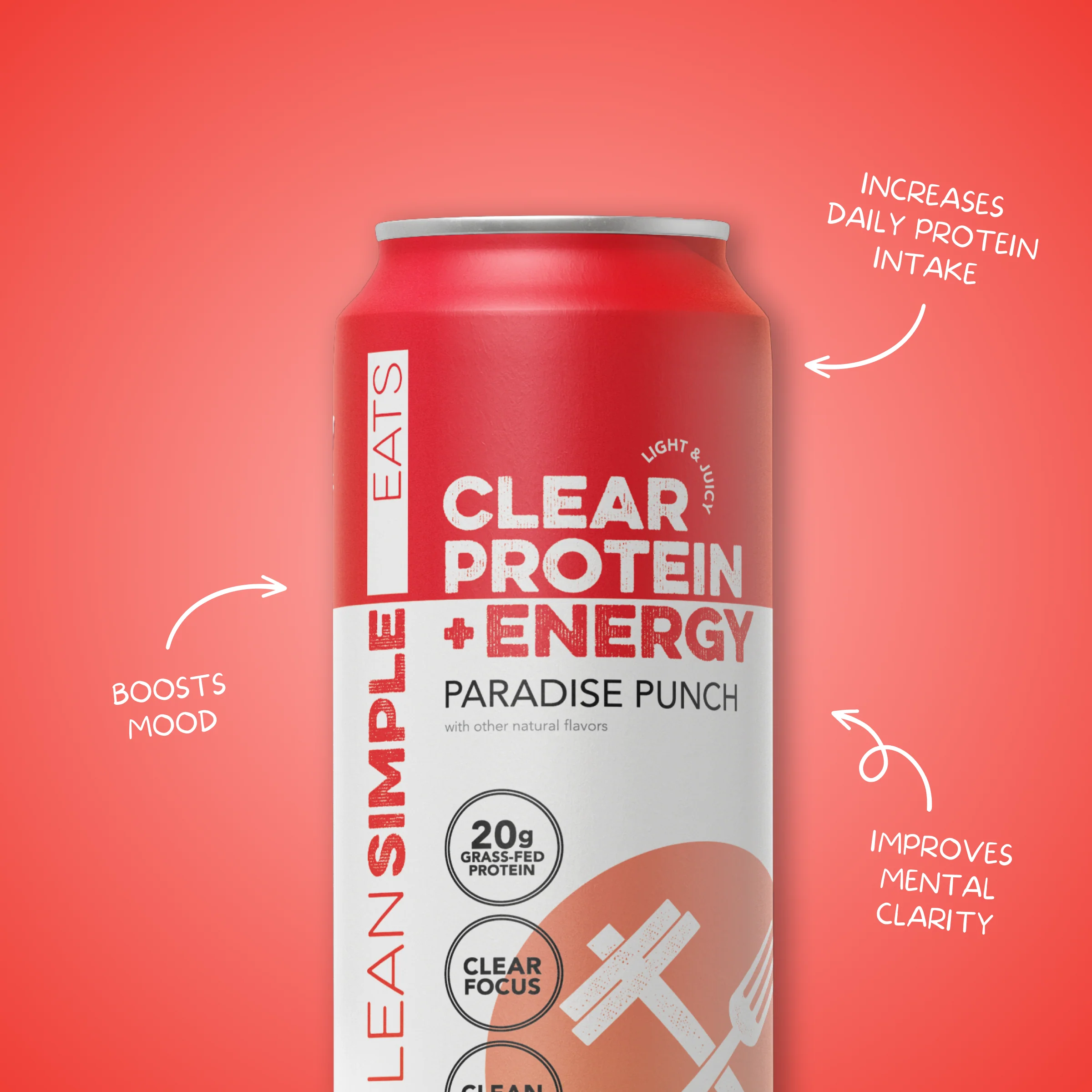 Clear Protein + Energy: Paradise Punch (12 Pack) - Image 5