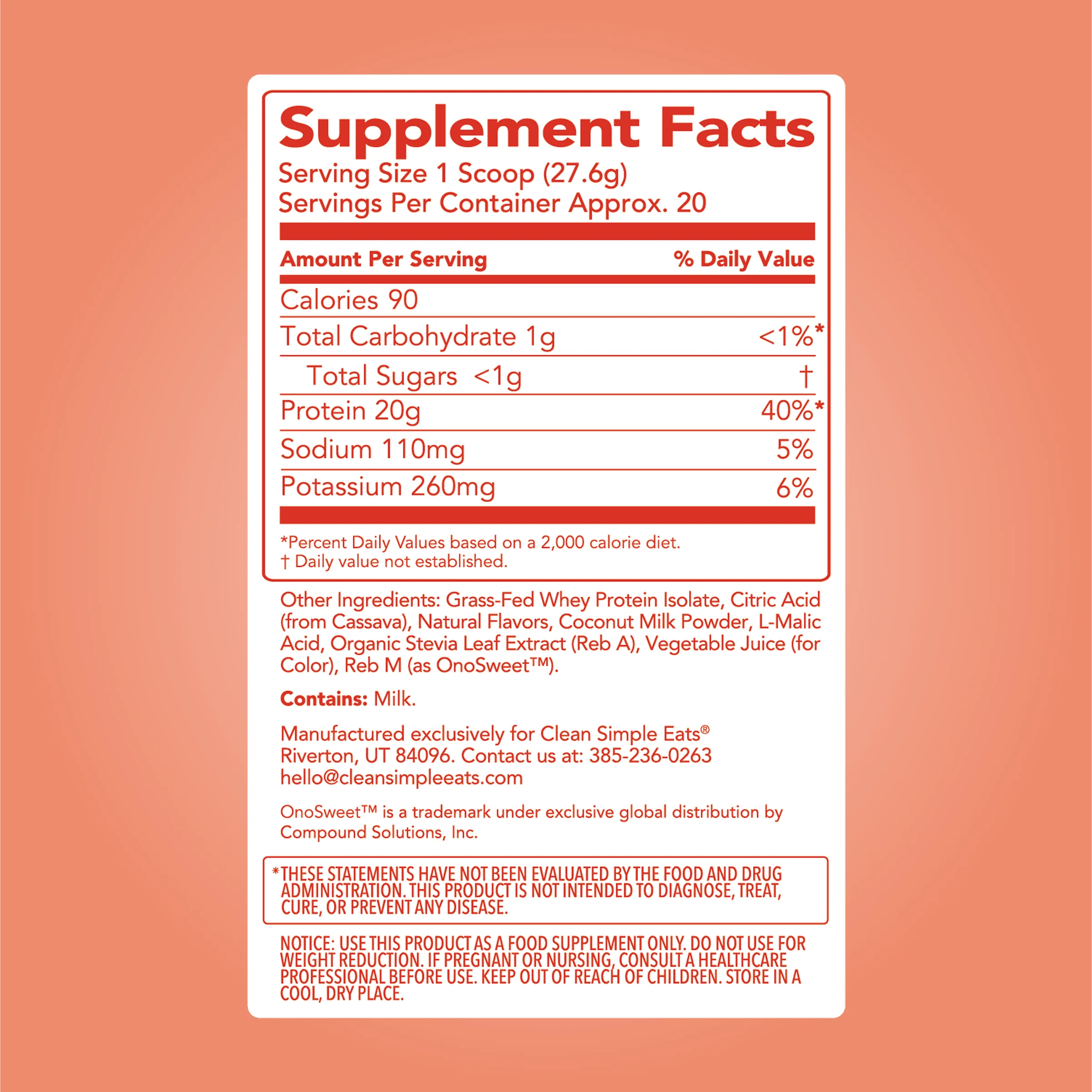 Clear Protein Powder: Pineapple Passion (20 Serving) - Image 6