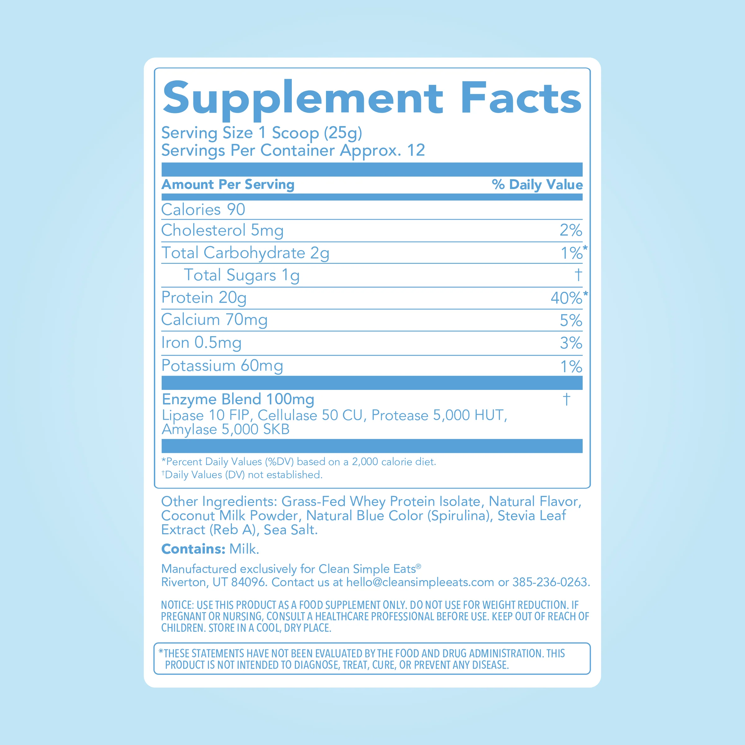 Protein Powder: Cotton Candy (12 Serving Bag) - Image 5