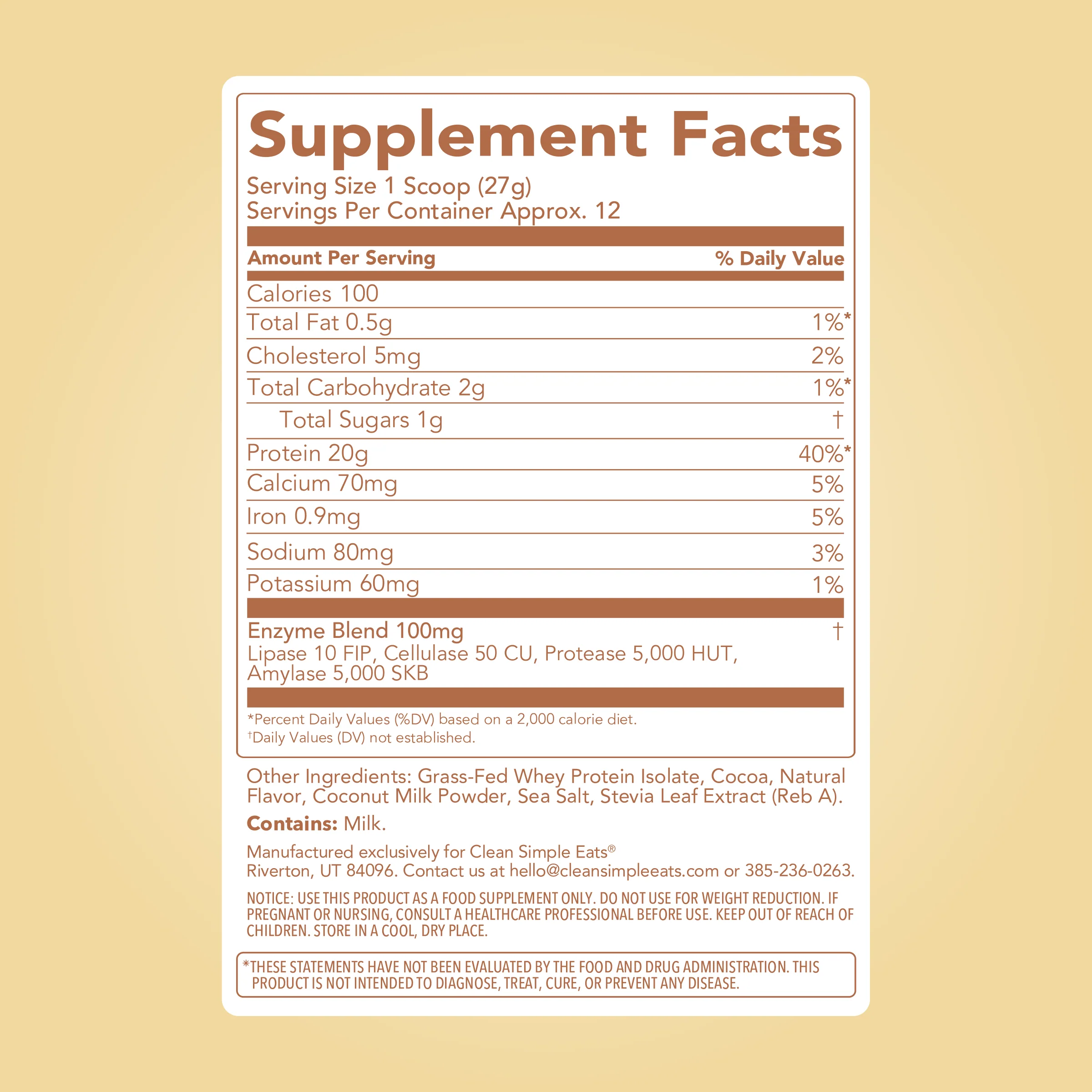 Protein Powder: German Chocolate Cake (12 Serving Bag) - Image 5