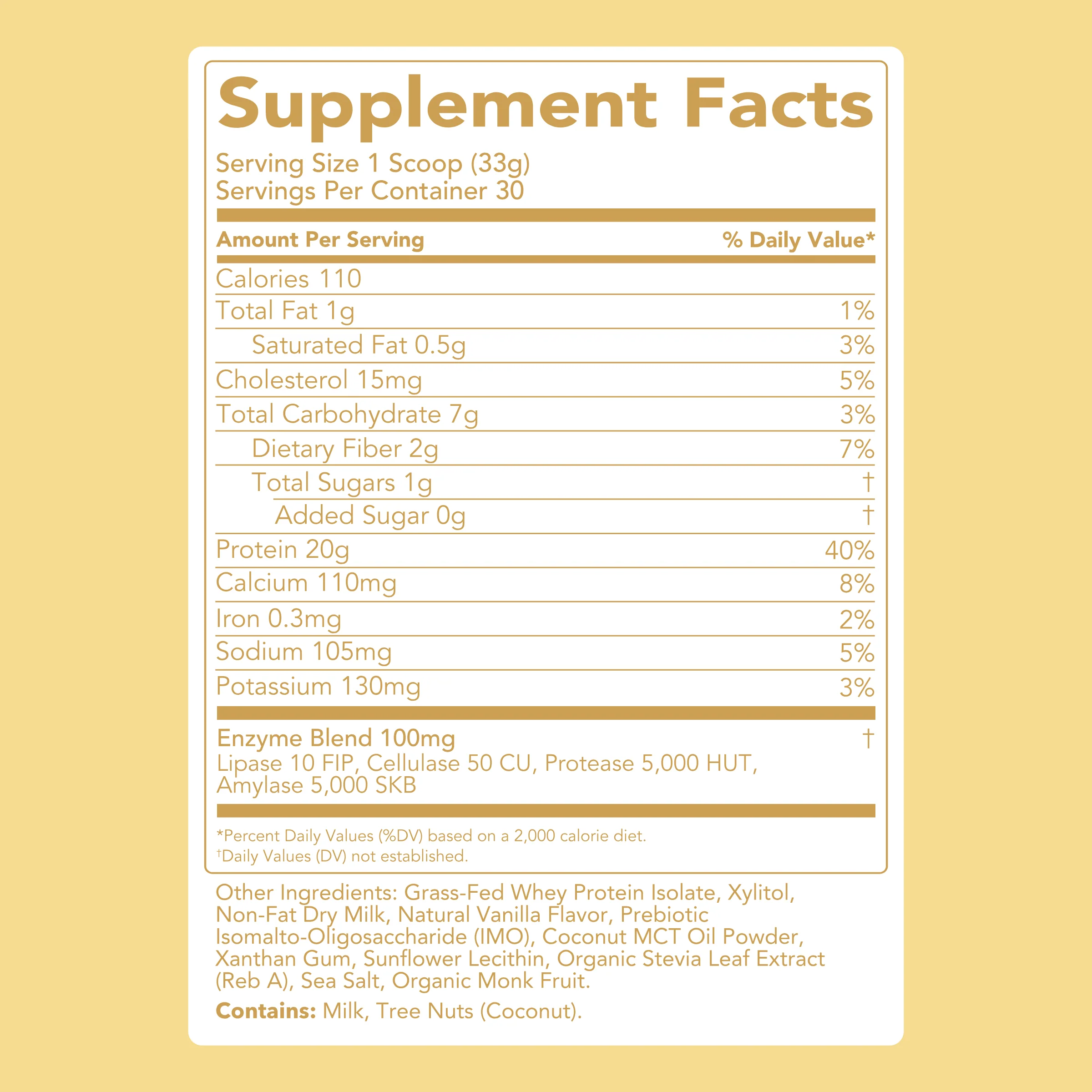 Protein Powder: Simply Vanilla (30 Serving Bag) - Image 5